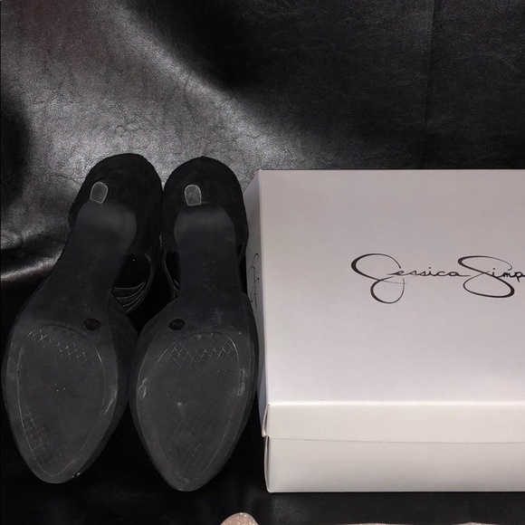 Jessica Simpson-Avalyn w/ ankle strap black sz. 10 - Picture 5 of 5